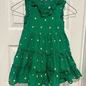 christian siriano green dress Glowing Green Mock Neck Ruffled Detail Gown